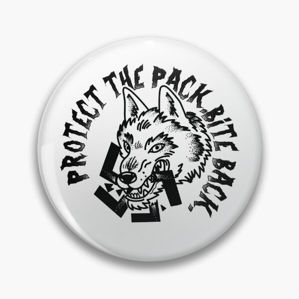 Item preview, protect the pack.bite back (antifa) designed and sold by remerasnerdas.