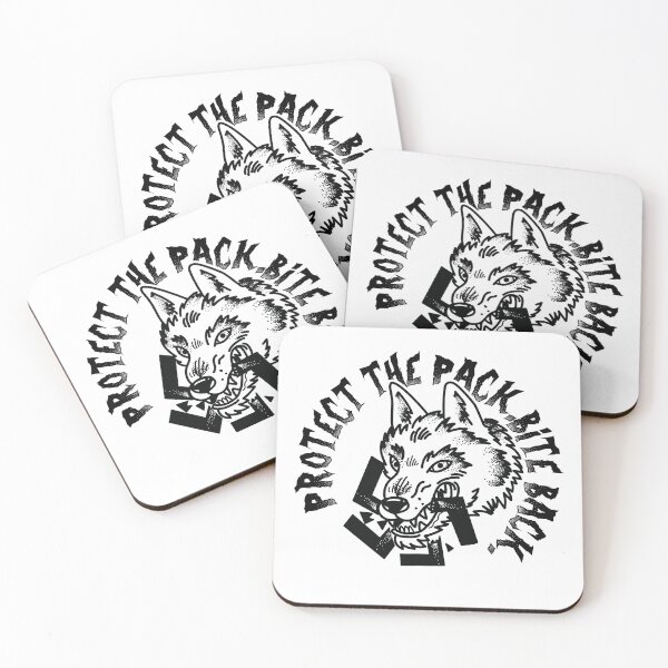 Item preview, protect the pack.bite back (antifa) designed and sold by remerasnerdas.