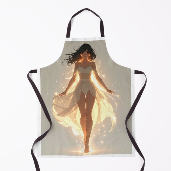 Item preview, Anime Goddess Girl In White Dress designed and sold by BetweenForms.