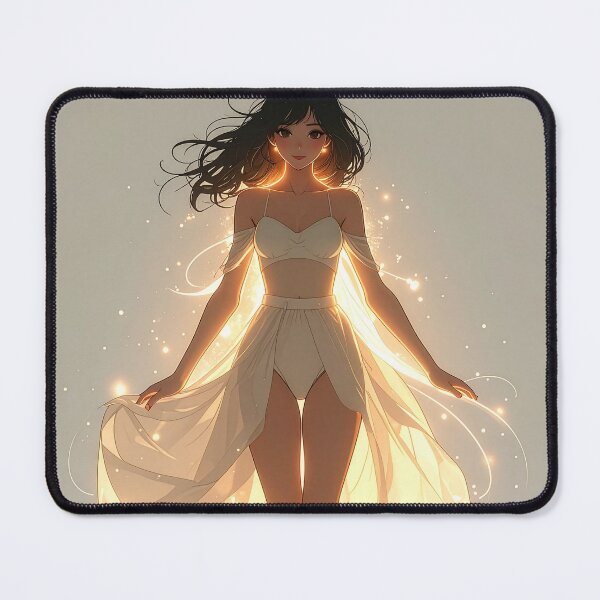 Item preview, Anime Goddess Girl In White Dress designed and sold by BetweenForms.