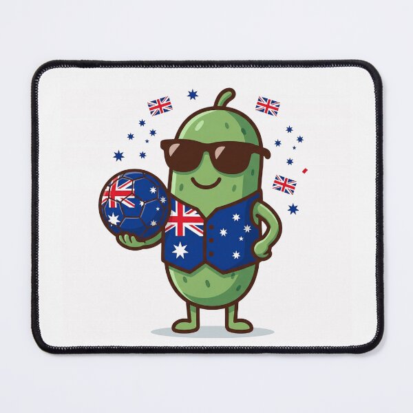 Item preview, Aussie Soccer Pickle Green and Gold Fan Shirt designed and sold by Basma Designs | Retro, Kawaii Shirts & Stickers.