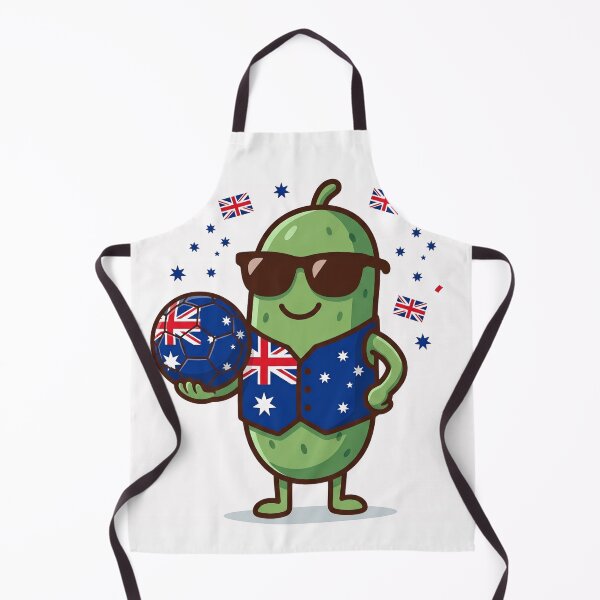 Item preview, Aussie Soccer Pickle Green and Gold Fan Shirt designed and sold by Basma Designs | Funny Shirts, Stickers & Mugs.
