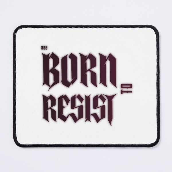 Item preview, 888 Born to Resist Gothic T-Shirt designed and sold by Mosidrip.