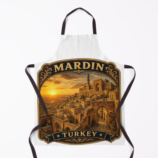 Item preview, Mardin Old City Vintage Travel Badge | Mesopotamia Turkey Souvenir Sticker designed and sold by DreamPaw Studio.
