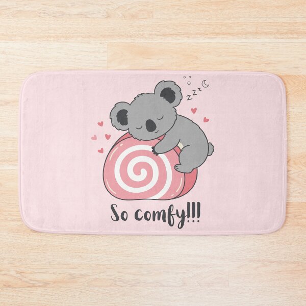 Item preview, Cute Kawaii Sleeping Koala on Sweet Roll Cake designed and sold by Amir Faysal.