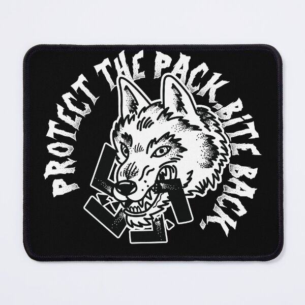 Item preview, protect the pack.bite back (antifa) designed and sold by remerasnerdas.