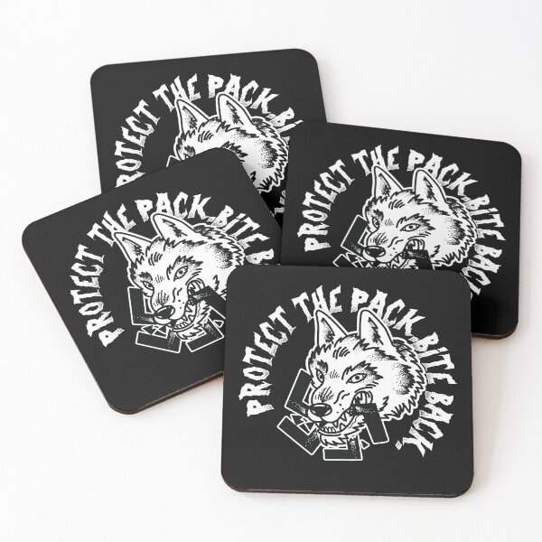 Item preview, protect the pack.bite back (antifa) designed and sold by remerasnerdas.