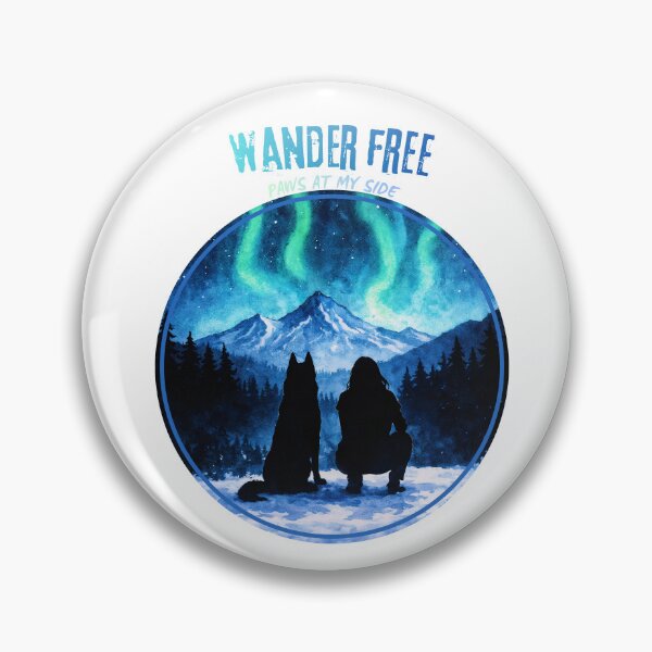 Item preview, Aurora Borealis Woman And Dog Adventure designed and sold by Fikuall.