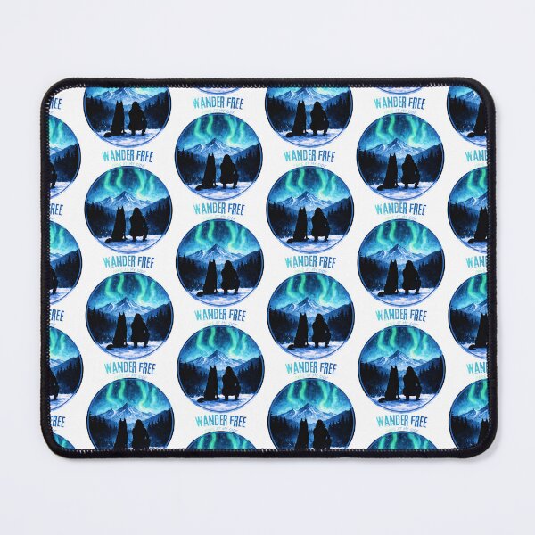 Item preview, Aurora Borealis Woman And Dog Adventure designed and sold by Fikuall.