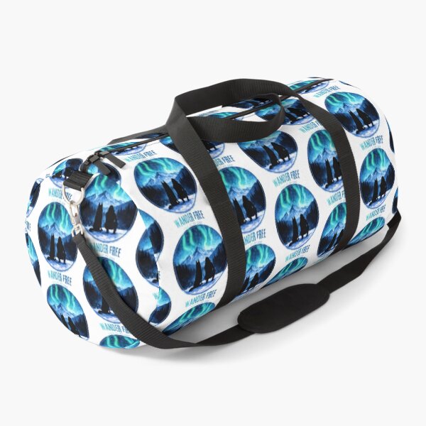 Item preview, Aurora Borealis Woman And Dog Adventure designed and sold by Fikuall.