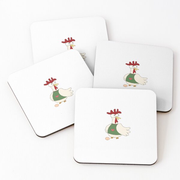Item preview, Funny Chicken with Egg Cartoon designed and sold by SbRandomLab.
