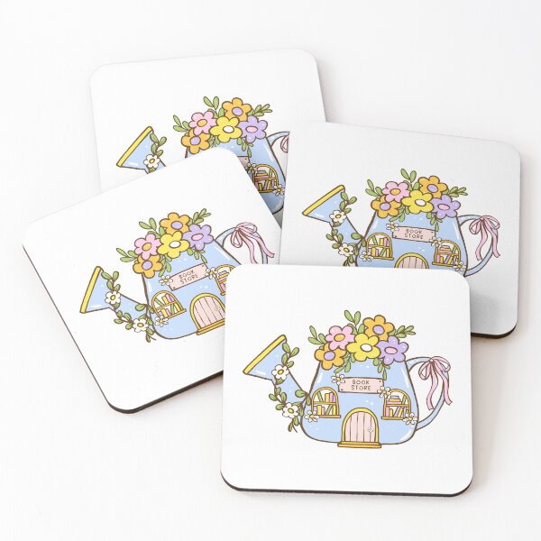Item preview, Bookstore in a Teapot With Flowers | Bookish designed and sold by Nyxander's Bookish Catalogue.