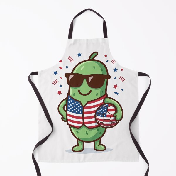 Item preview, USA Soccer Pickle Cute Red White and Blue American Fan designed and sold by Basma Designs | Funny Shirts, Stickers & Mugs.
