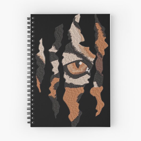 Item preview, Tiger Eye Through Claw Scratches | Embroidered Wild Predator Design designed and sold by Tamawy.