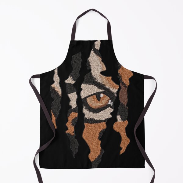 Item preview, Tiger Eye Through Claw Scratches | Embroidered Wild Predator Design designed and sold by Tamawy.