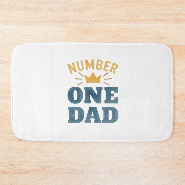 Item preview, Number 1 Dad with Blue & Gold Crown designed and sold by JeweledDesigns.