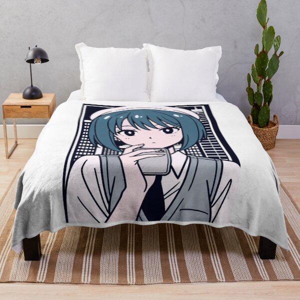 Item preview, Urban Scene - Young woman with blue hat designed and sold by AnimeShin.