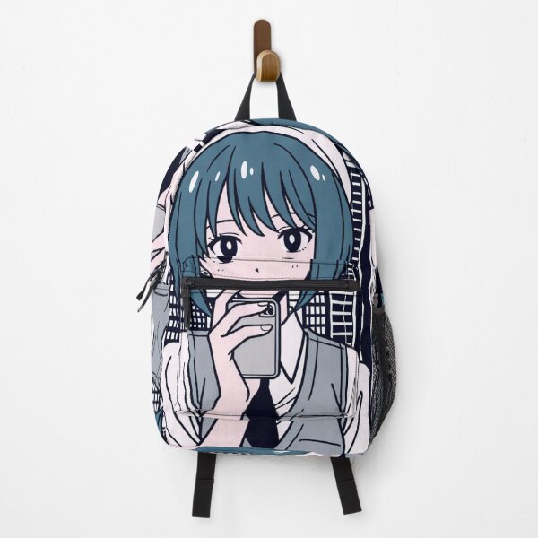 Item preview, Urban Scene - Young woman with blue hat designed and sold by AnimeShin.