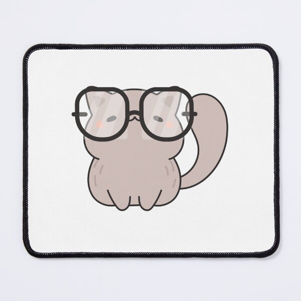 Item preview, Nerdy Cat with Glasses | Bookish  designed and sold by Nyxander's Bookish Catalogue.