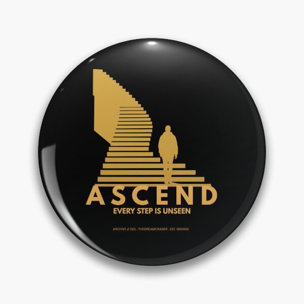 Item preview, Ascend - Every Step Is Unseen Staircase Art Shirt & Poster Dark Edition designed and sold by THEDREAMCHASER.