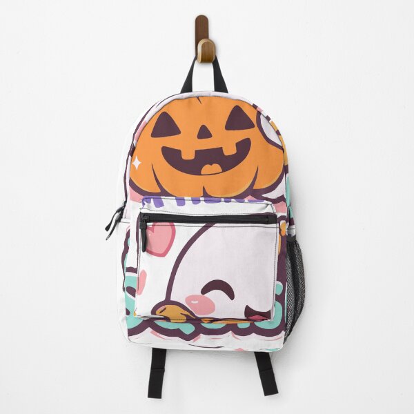 Item preview, Cute Ghost with Pumpkin T-Shirt designed and sold by InkForge Studio.