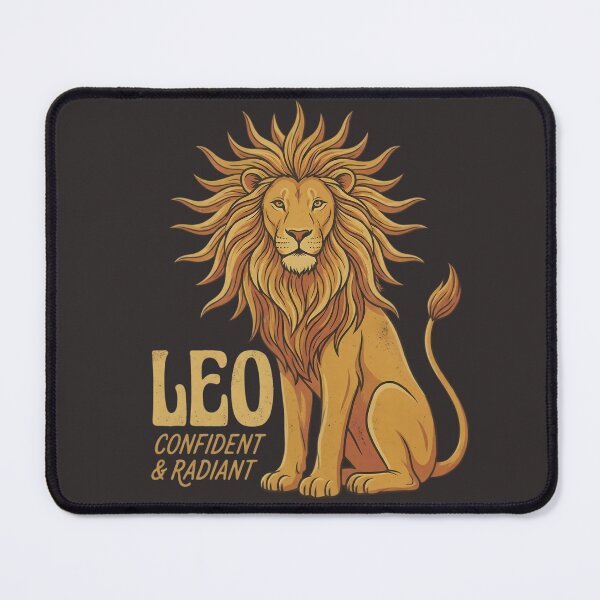 Item preview, Leo Zodiac Lion Design – Confident & Radiant Astrology Daily Horoscope Art | Leo Gift Idea designed and sold by Bhaskar Digital Art.