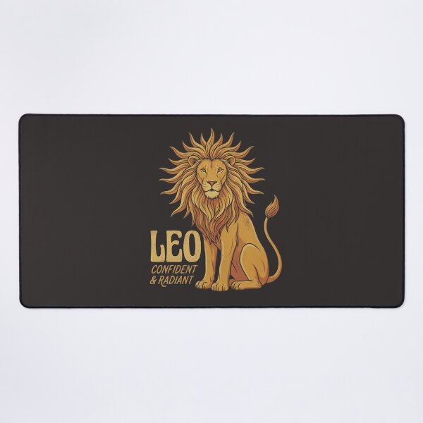 Item preview, Leo Zodiac Lion Design – Confident & Radiant Astrology Daily Horoscope Art | Leo Gift Idea designed and sold by Bhaskar Digital Art.