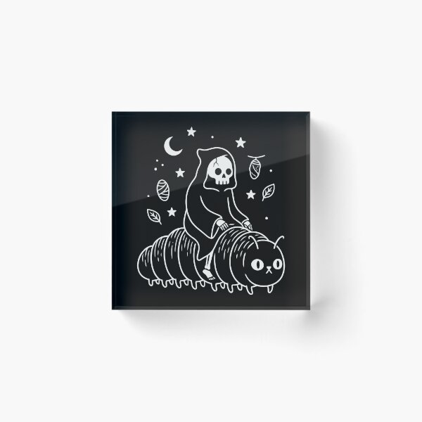 Item preview, Grim Reaper Riding a Caterpillar designed and sold by Amir Faysal.