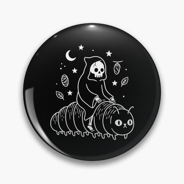 Item preview, Grim Reaper Riding a Caterpillar designed and sold by Amir Faysal.