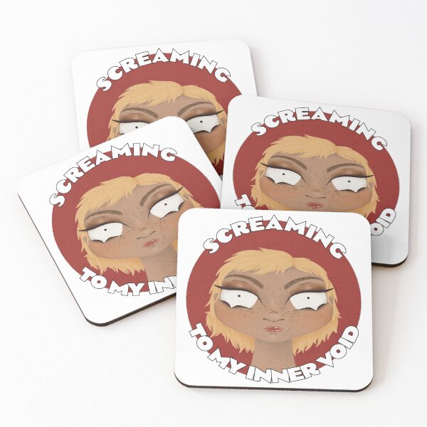 Item preview, Screaming to my inner void - sassy thoughts designed and sold by BlackMuffinDigital.