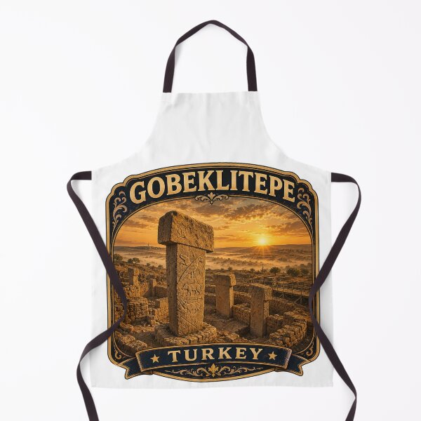 Item preview, Gobeklitepe Vintage Travel Badge | World's Oldest Temple Turkey Sticker designed and sold by DreamPaw Studio.