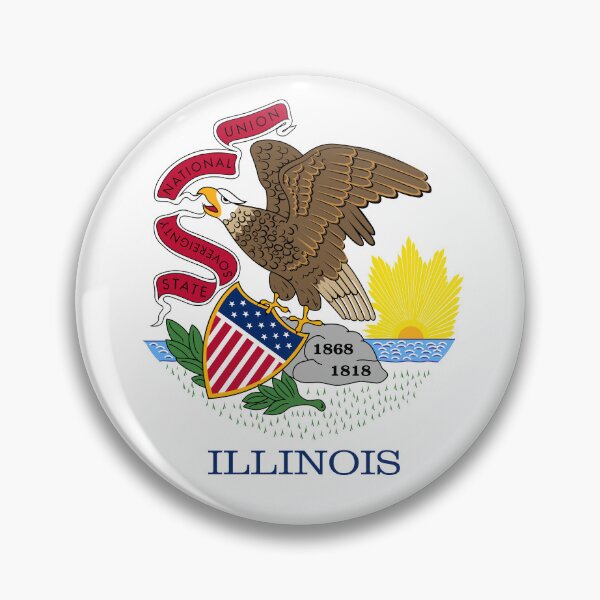 Item preview, State flag of Illinois designed and sold by FlagsandSymbols.