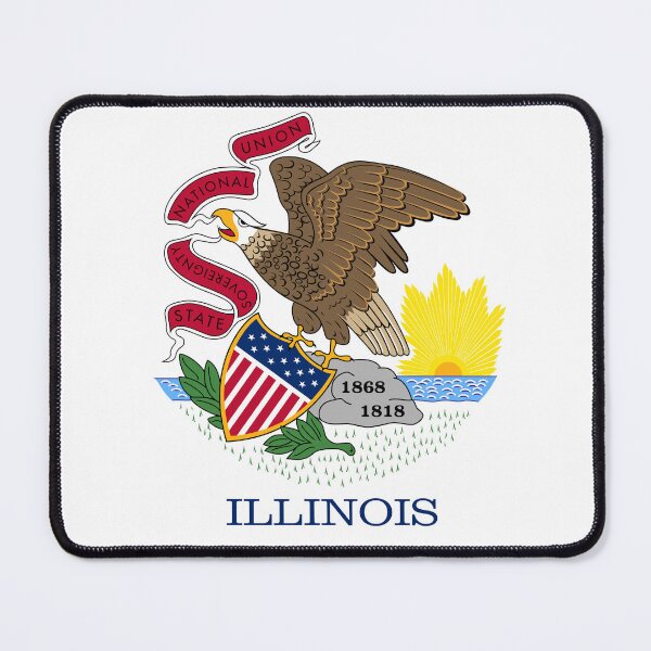 Item preview, State flag of Illinois designed and sold by FlagsandSymbols.