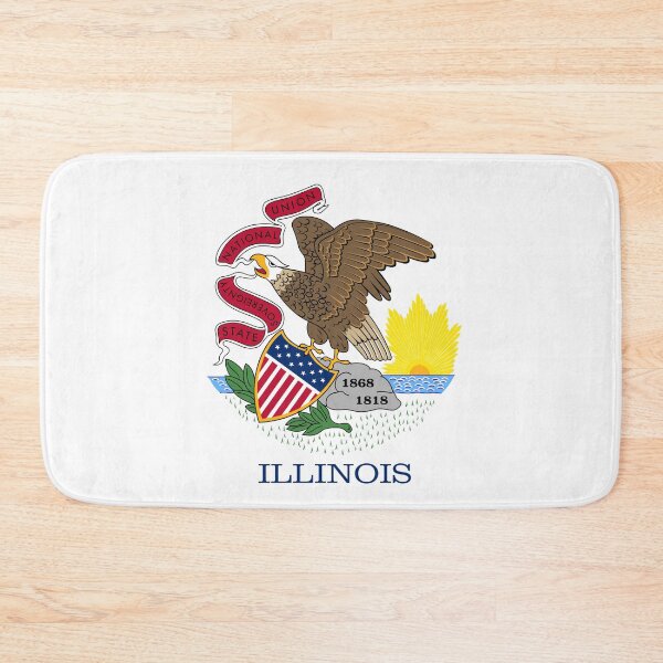 Item preview, State flag of Illinois designed and sold by FlagsandSymbols.