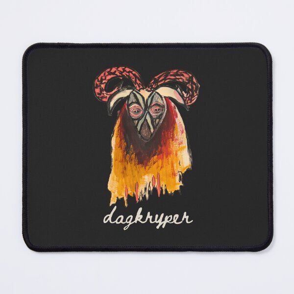 Item preview, Horned Creature Dark Folk Art Painting designed and sold by dagkryper.
