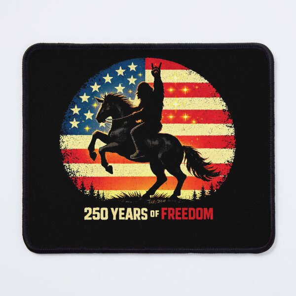 Item preview, Retro Vintage 4th of July Bigfoot American Flag Sasquatch designed and sold by PixelMarrero.