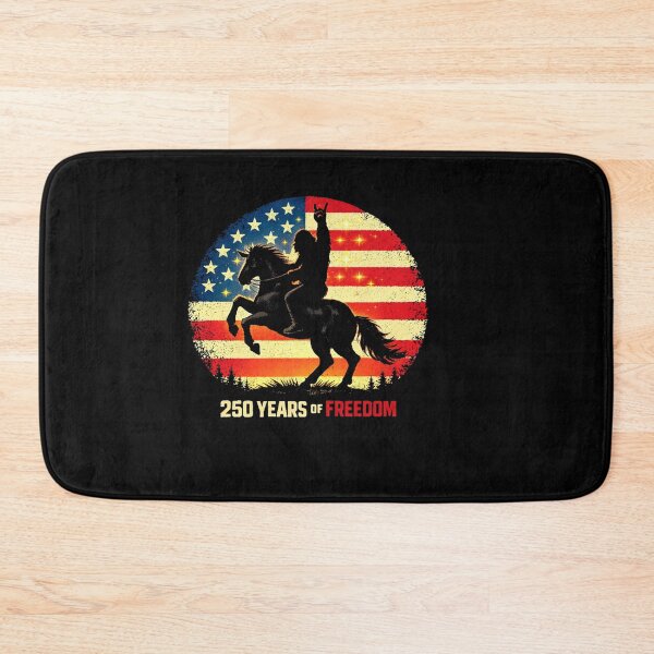 Item preview, Retro Vintage 4th of July Bigfoot American Flag Sasquatch designed and sold by PixelMarrero.