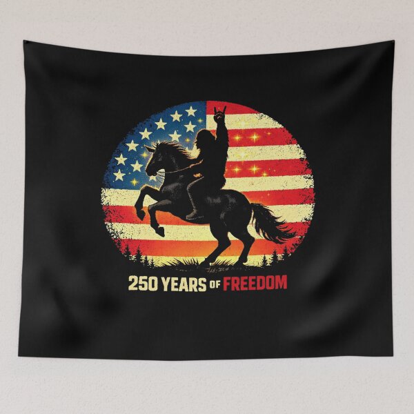 Item preview, Retro Vintage 4th of July Bigfoot American Flag Sasquatch designed and sold by PixelMarrero.