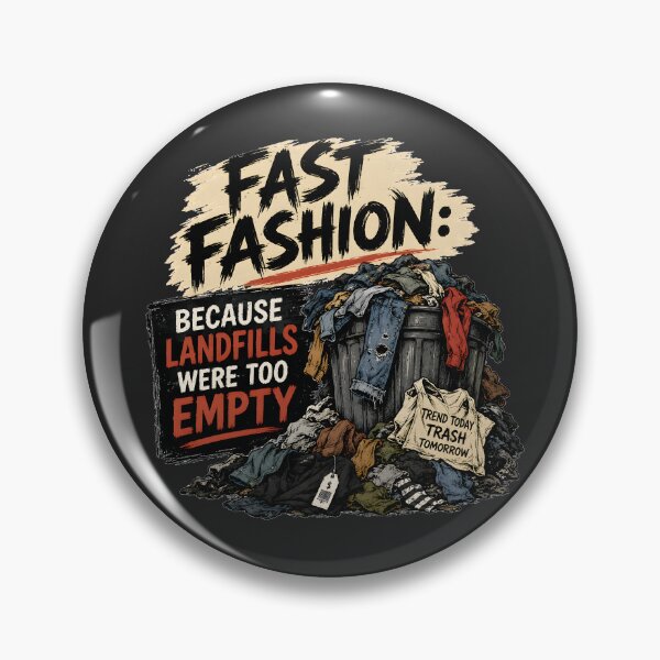 Item preview, Fast Fashion: Because Landfills Were Too Empty designed and sold by Stylishly Eco.