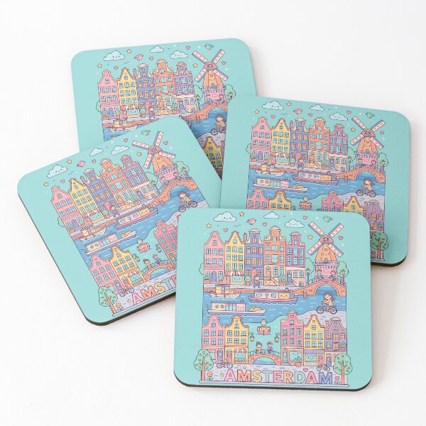 Item preview, Kawaii Amsterdam City designed and sold by Amir Faysal.