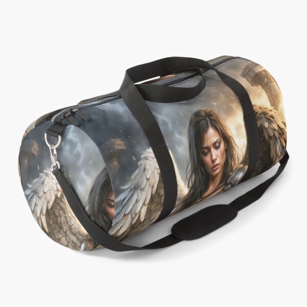 Item preview, Fallen Angel Warrior Fantasy Art | Dark Gothic Winged Goddess | Epic Celestial Tattoo Illustration designed and sold by Moriarty's Digital Visions.