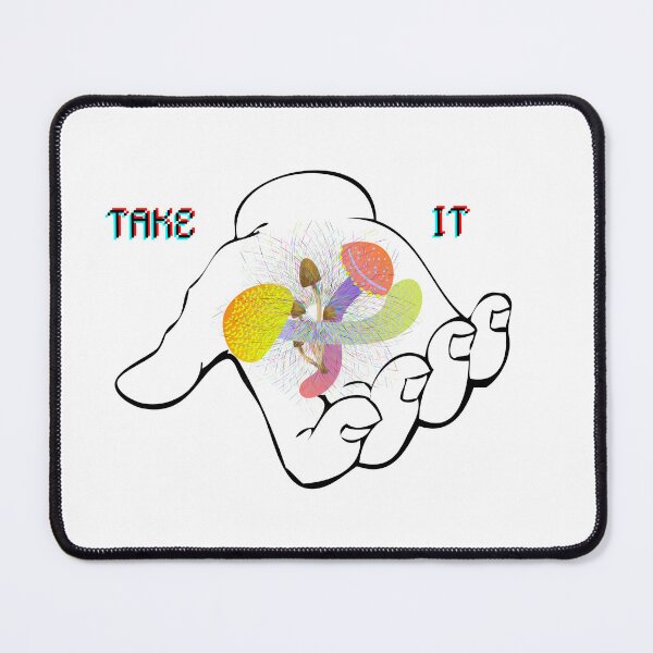 Item preview, Take This Trippy Mushroom Meme – Magic Shroom POV Hand designed and sold by Babelss.