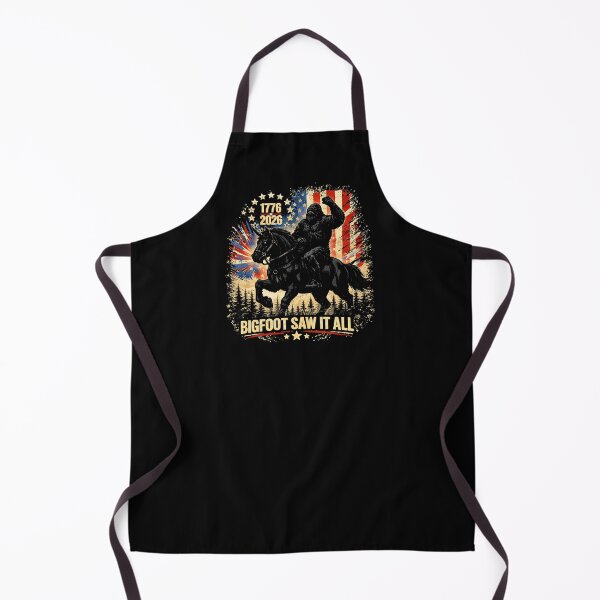 Item preview, Retro Vintage 4th of July Bigfoot American Flag Sasquatch designed and sold by PixelMarrero.