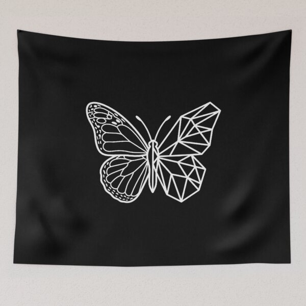 Item preview, Geometric Butterfly Mandala Line Art designed and sold by Sabsll.