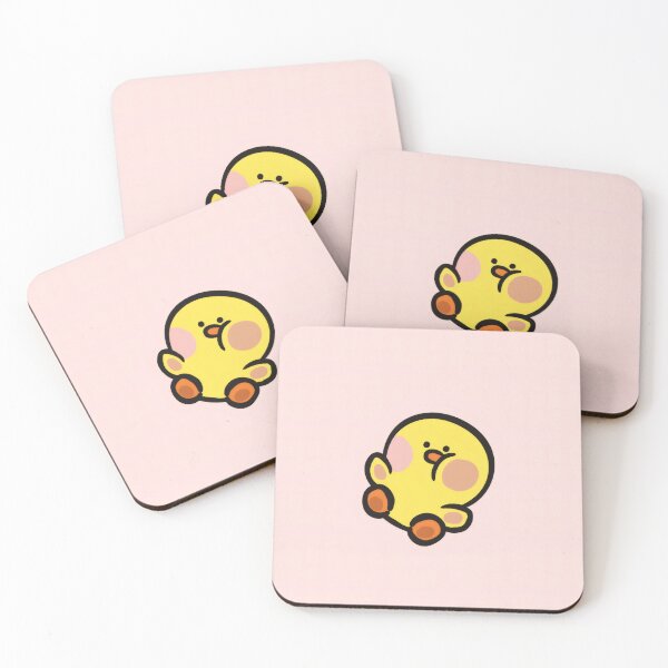 Item preview, Sally / Cute Chubby Yellow Chick - Pastel Pink Aesthetic designed and sold by William Cano.