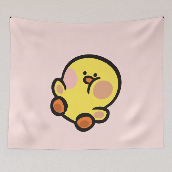 Item preview, Sally / Cute Chubby Yellow Chick - Pastel Pink Aesthetic designed and sold by Billy Morfo™.