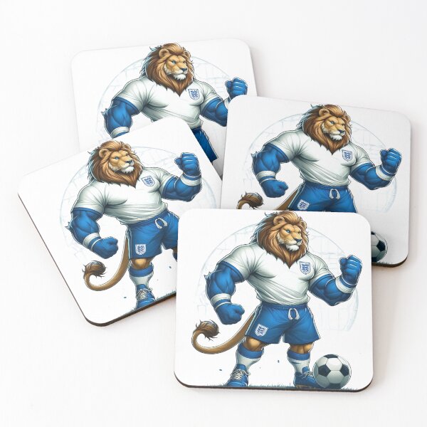 Item preview, England Football Fan Cartoon Sticker | Three Lions Supporter designed and sold by aminesez22.