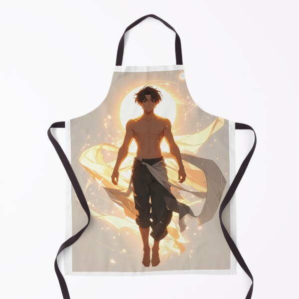 Item preview, Anime Sun God Golden Man Illustration designed and sold by BetweenForms.