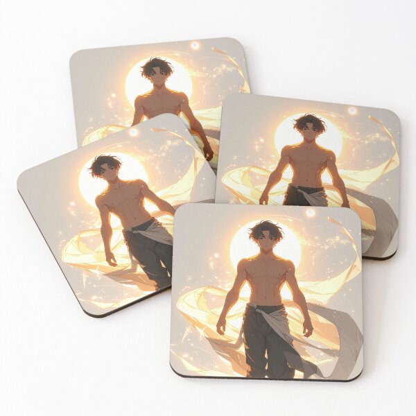 Item preview, Anime Sun God Golden Man Illustration designed and sold by BetweenForms.