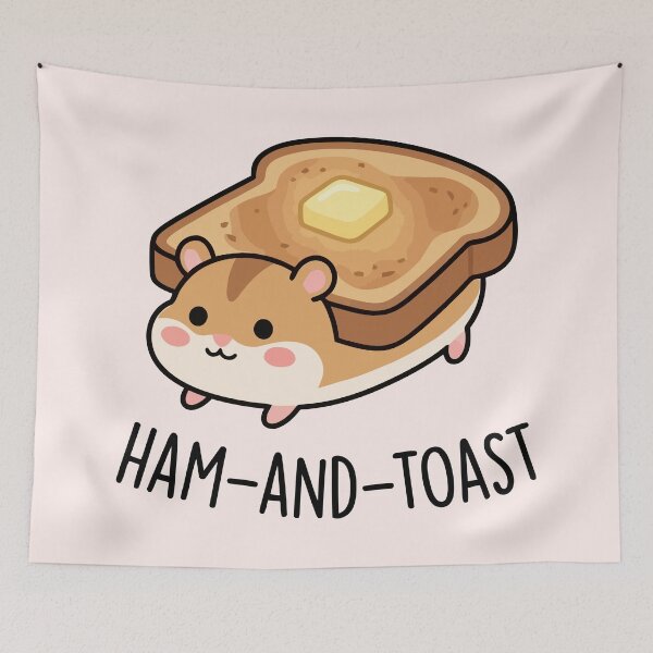 Item preview, Hamster Butter Toast designed and sold by Amir Faysal.
